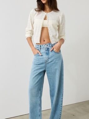 FRAME Eylet button down Jacket size M